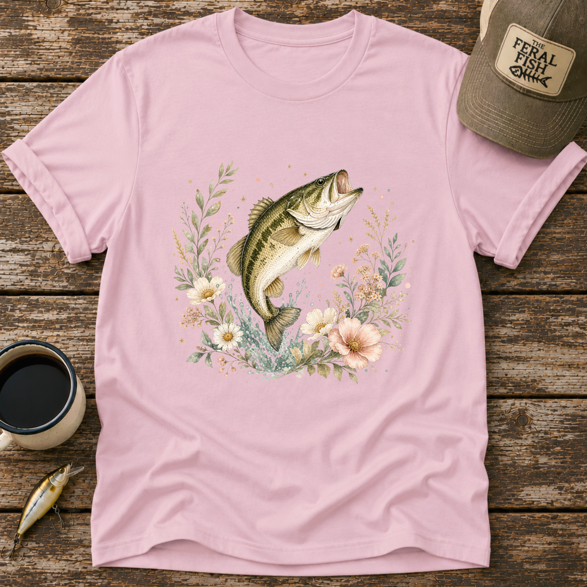 Bass and Florals T-Shirt