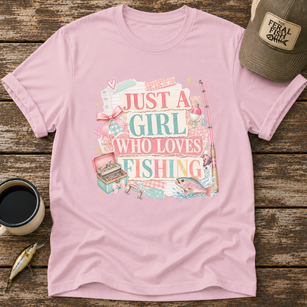 Just A Girl Who Loves Fishing T-Shirt