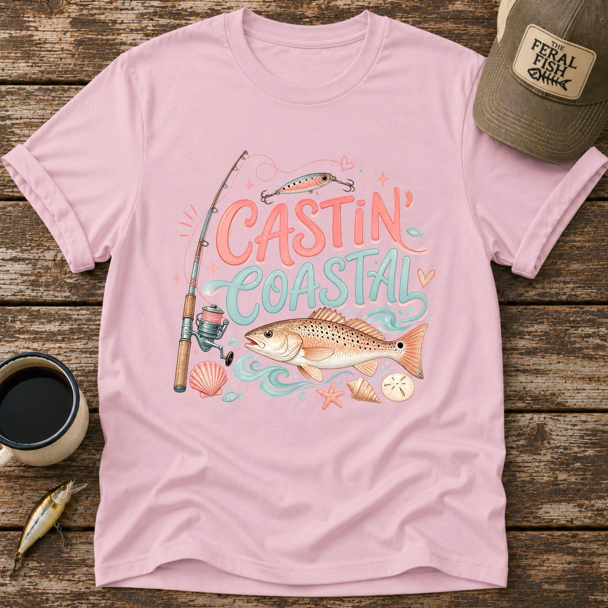 Castin' Coastal T-Shirt