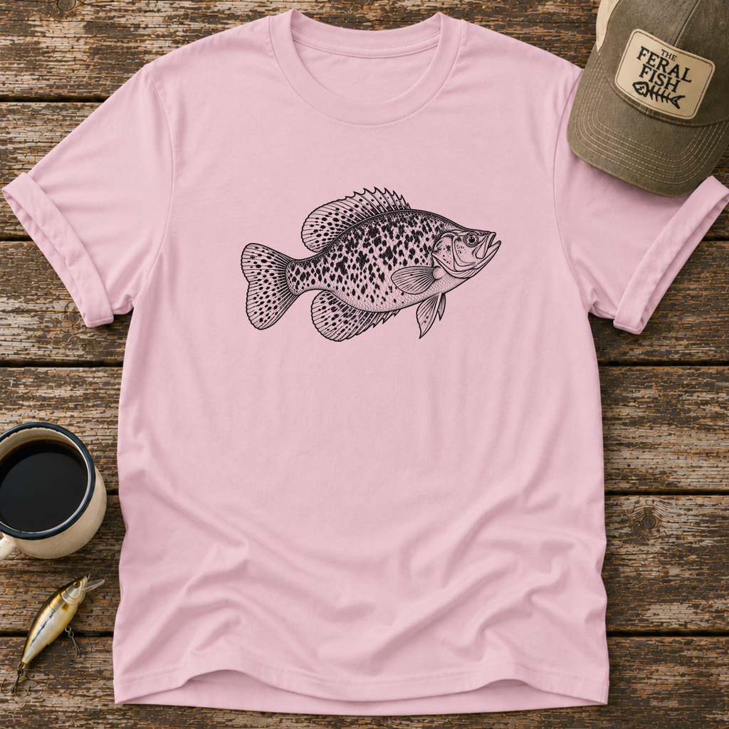 Crappie Drawing T-Shirt