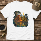 Bigfoot & Swamp Creature Fishing T-Shirt