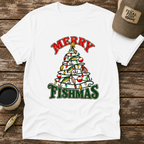 Merry Fishmas Lure Tree T-Shirt
