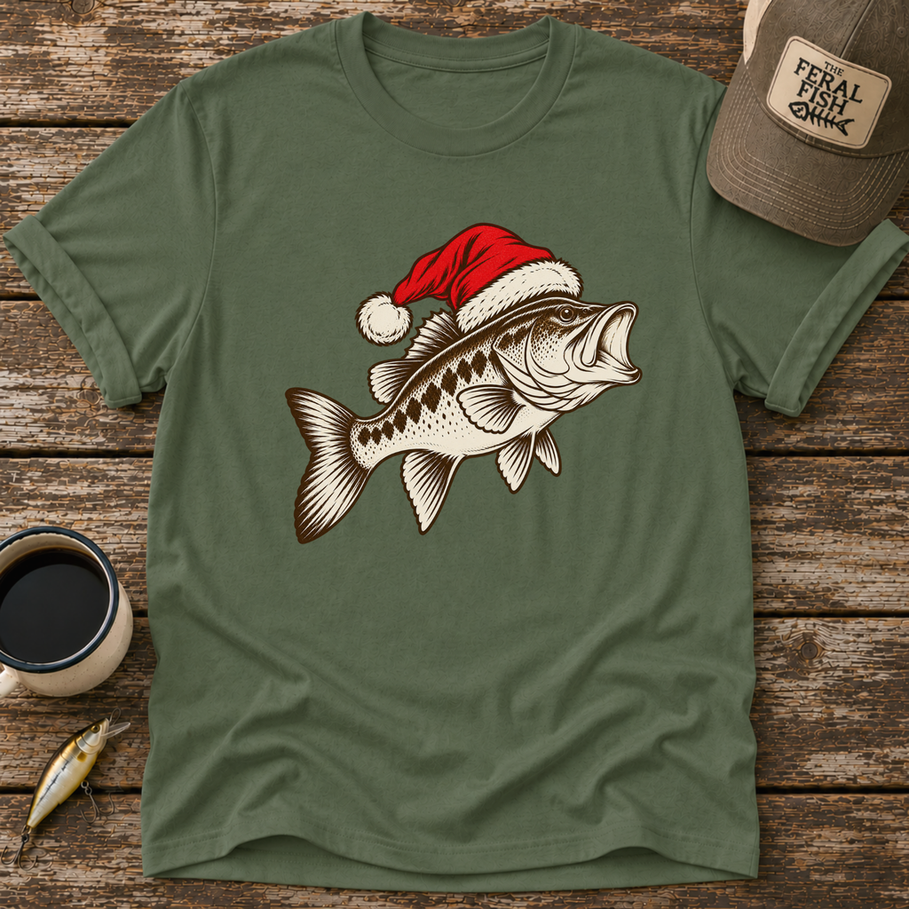 Santa Hat Bass T-Shirt