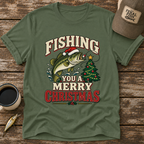 Fishing You A Merry Christmas T-Shirt
