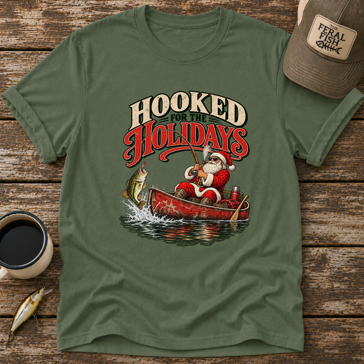 Hooked For The Holidays T-Shirt