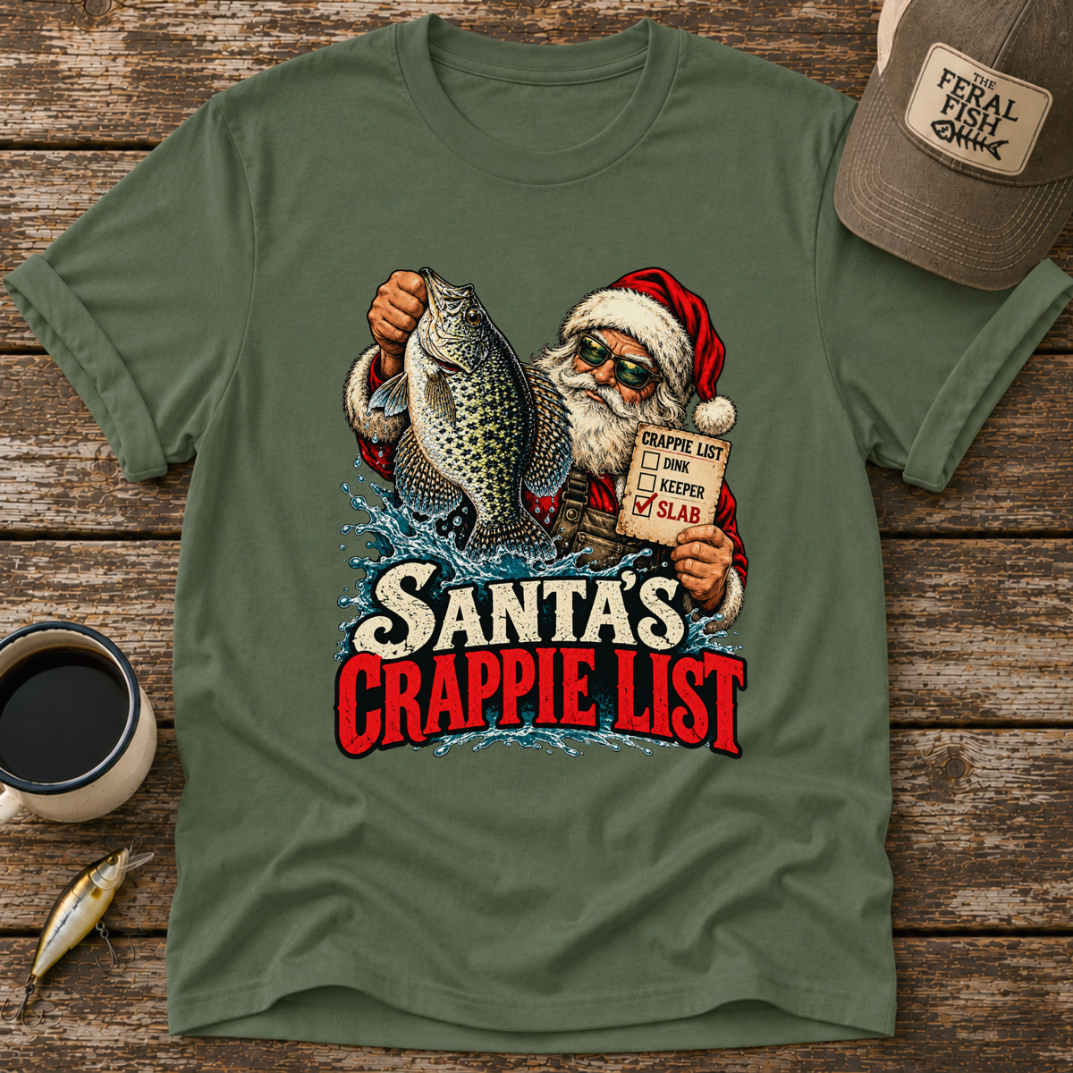 Santa's Crappie List T-Shirt