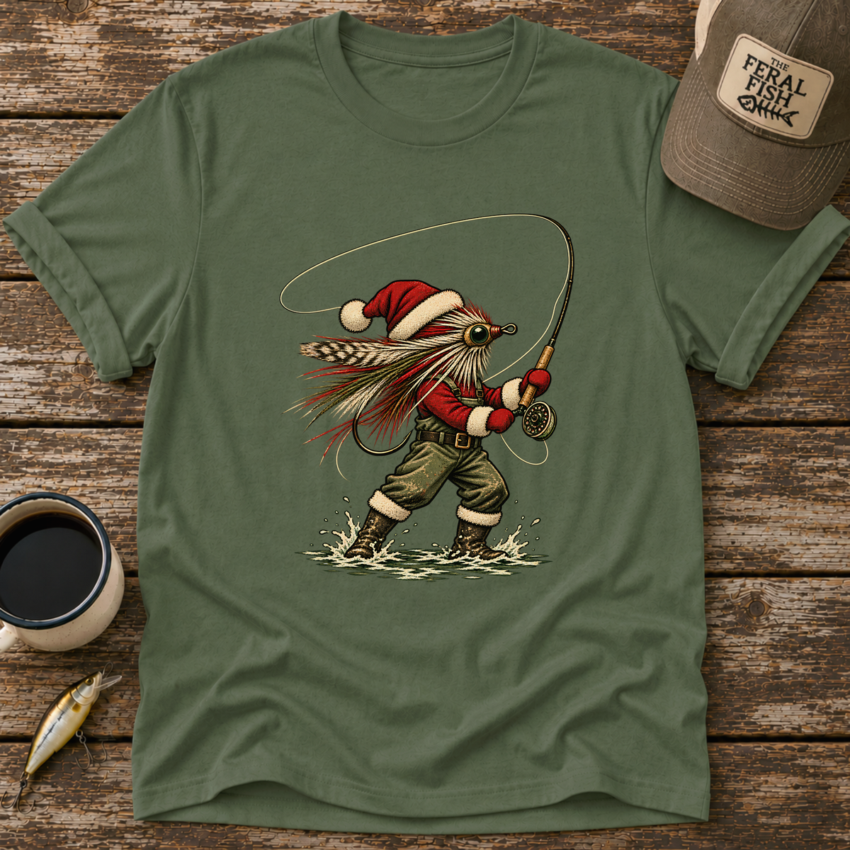 Holiday Fly Fishing Lure T-Shirt