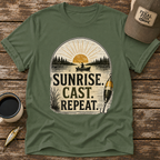 Sunrise Cast Repeat Boat T-Shirt