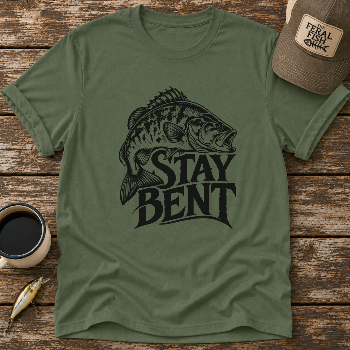 Stay Bent Fishing T-Shirt