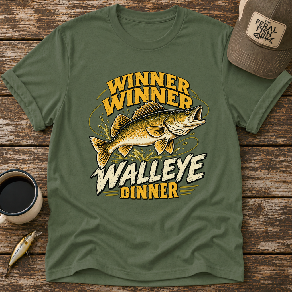 Winner Winner Walleye Dinner T-Shirt