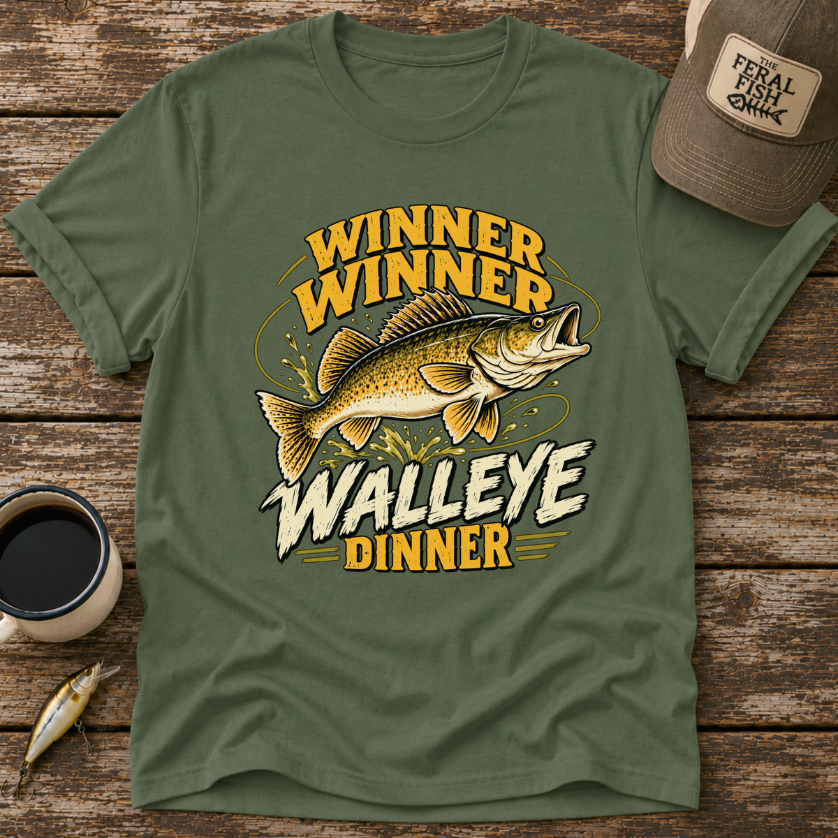 Winner Winner Walleye Dinner T-Shirt