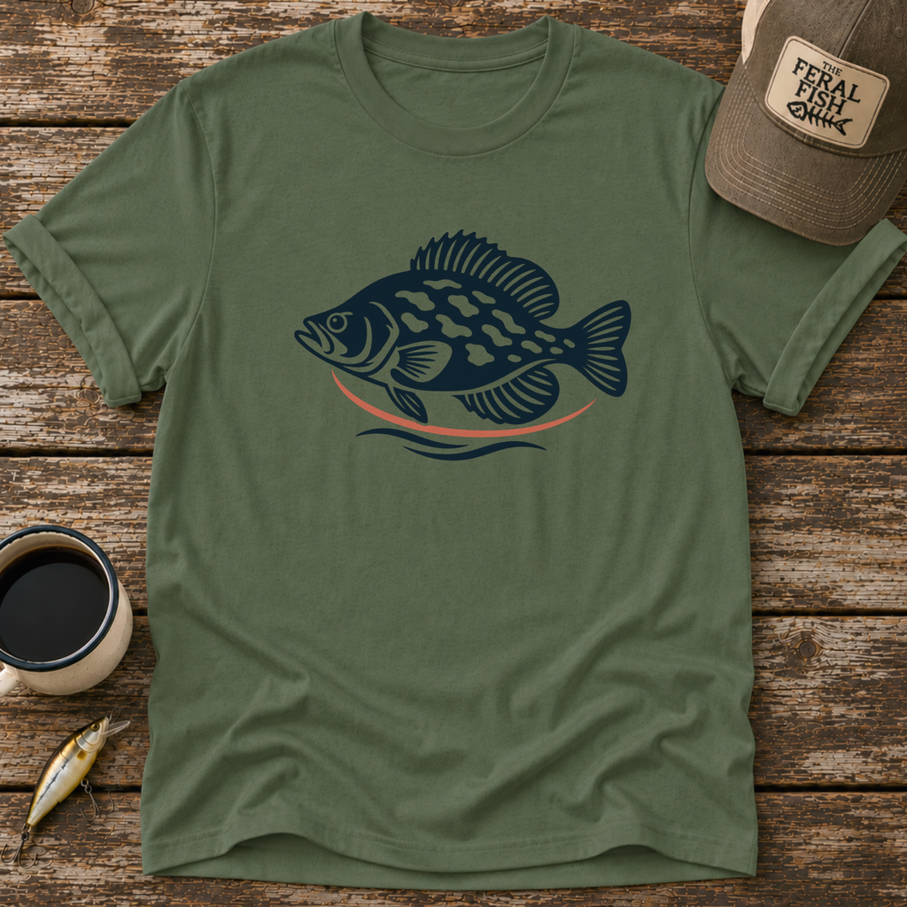Retro Crappie Fish T-Shirt