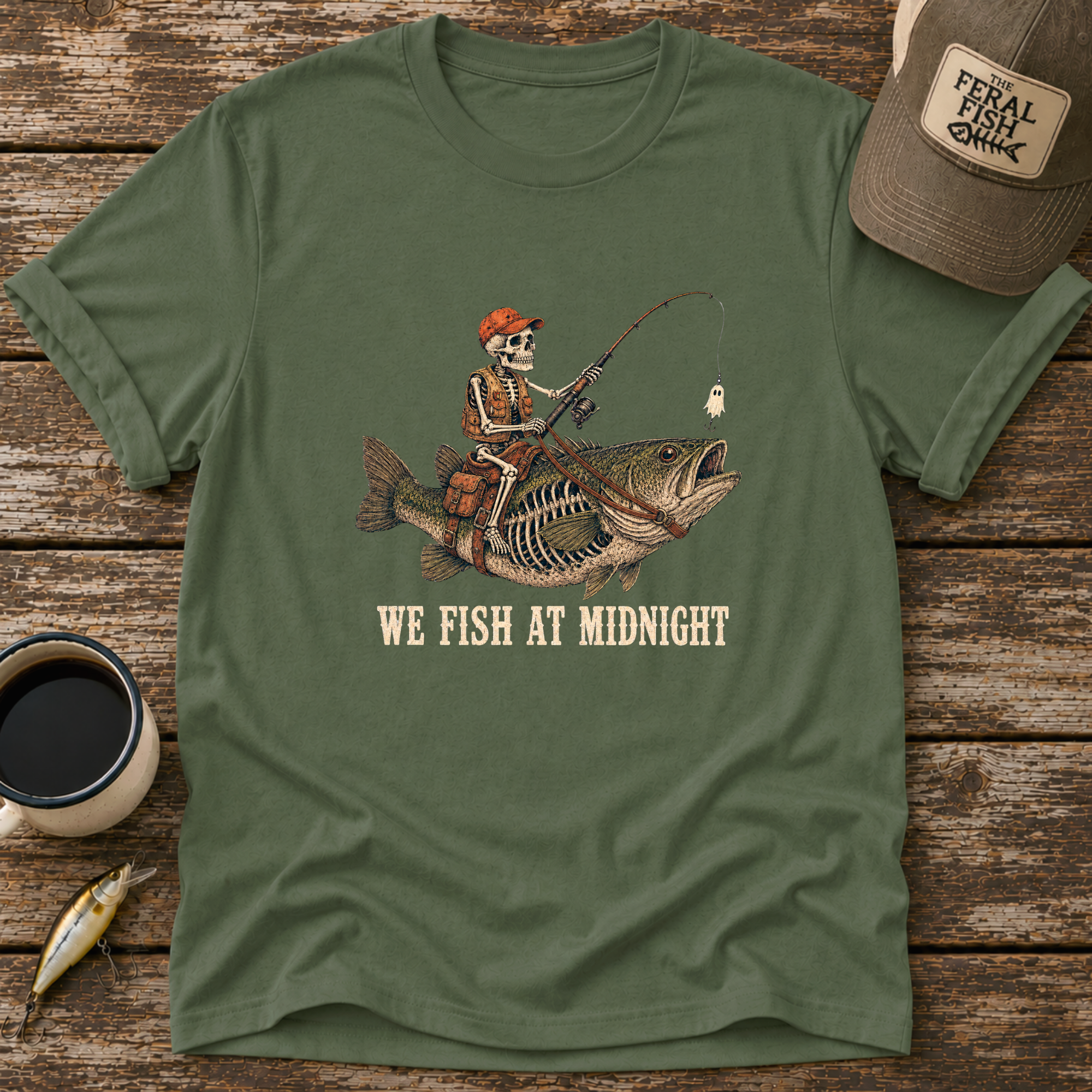 We Fish At Midnight T-Shirt