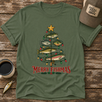 Merry Fishmas Tree T-Shirt