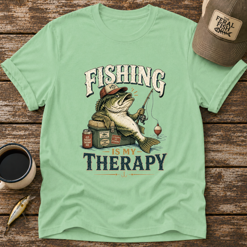 Fishing Is My Therapy T-Shirt