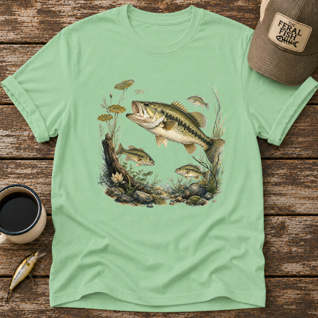 Bass Swimming T-Shirt