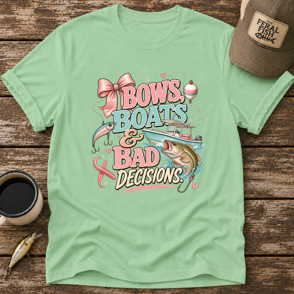 Bows Boats & Bad Decisions T-Shirt