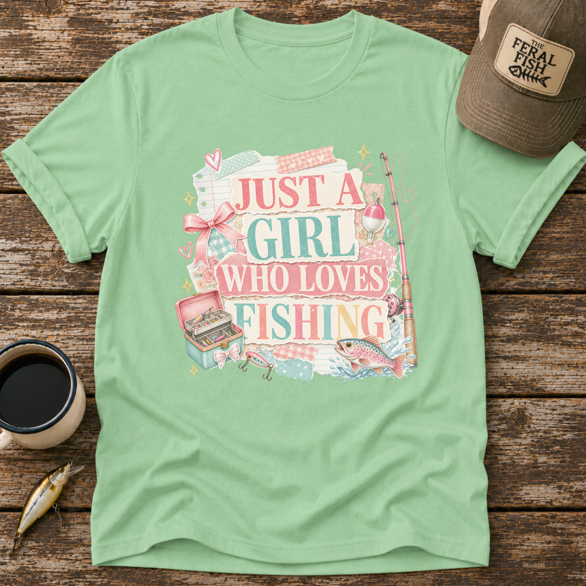 Just A Girl Who Loves Fishing T-Shirt