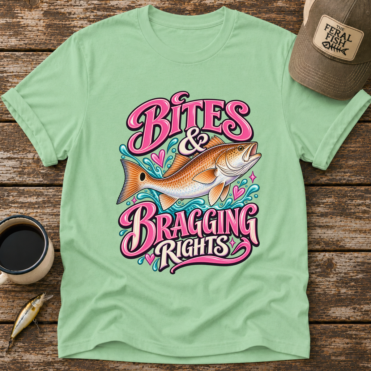 Bites & Bragging Rights Redfish T-Shirt