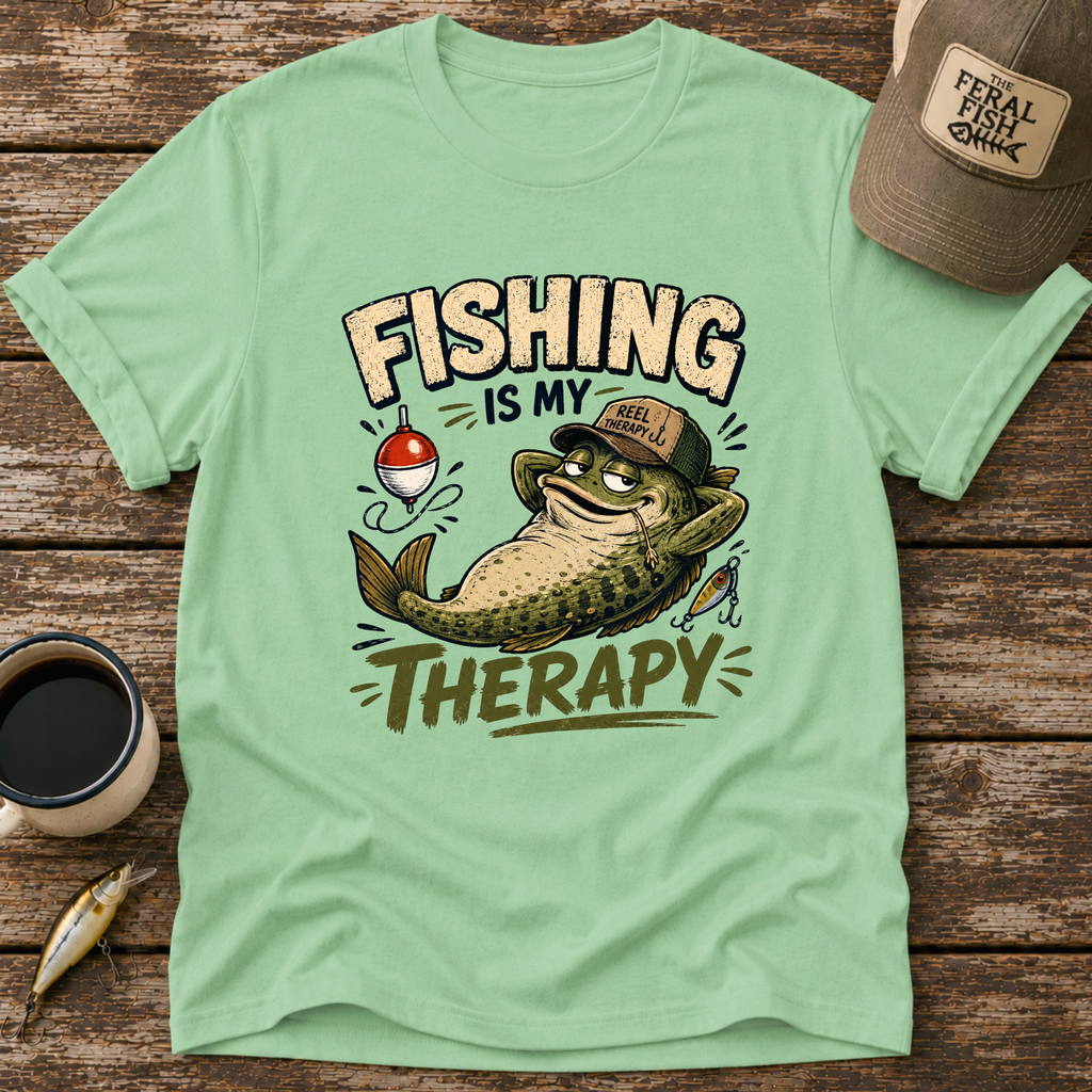 Fishing Is My Therapy T-Shirt