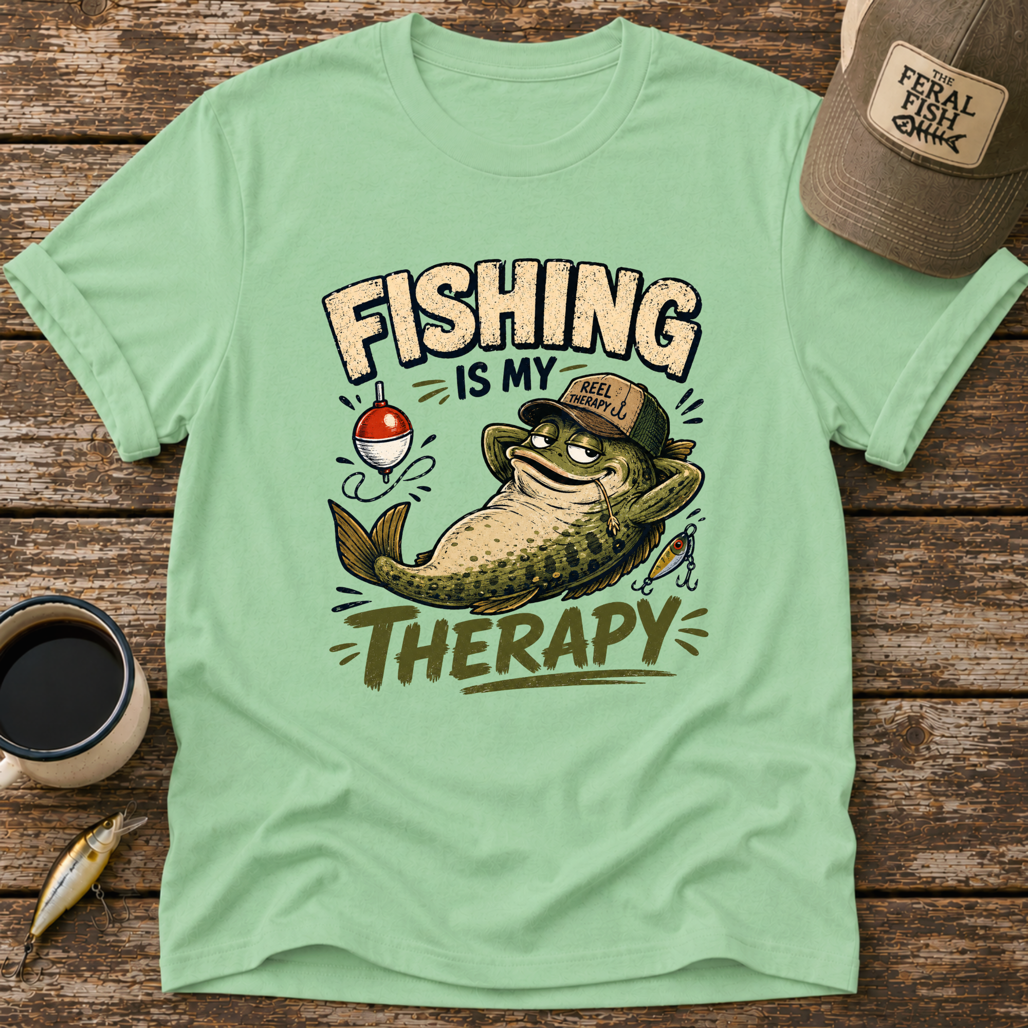 Fishing Is My Therapy T-Shirt