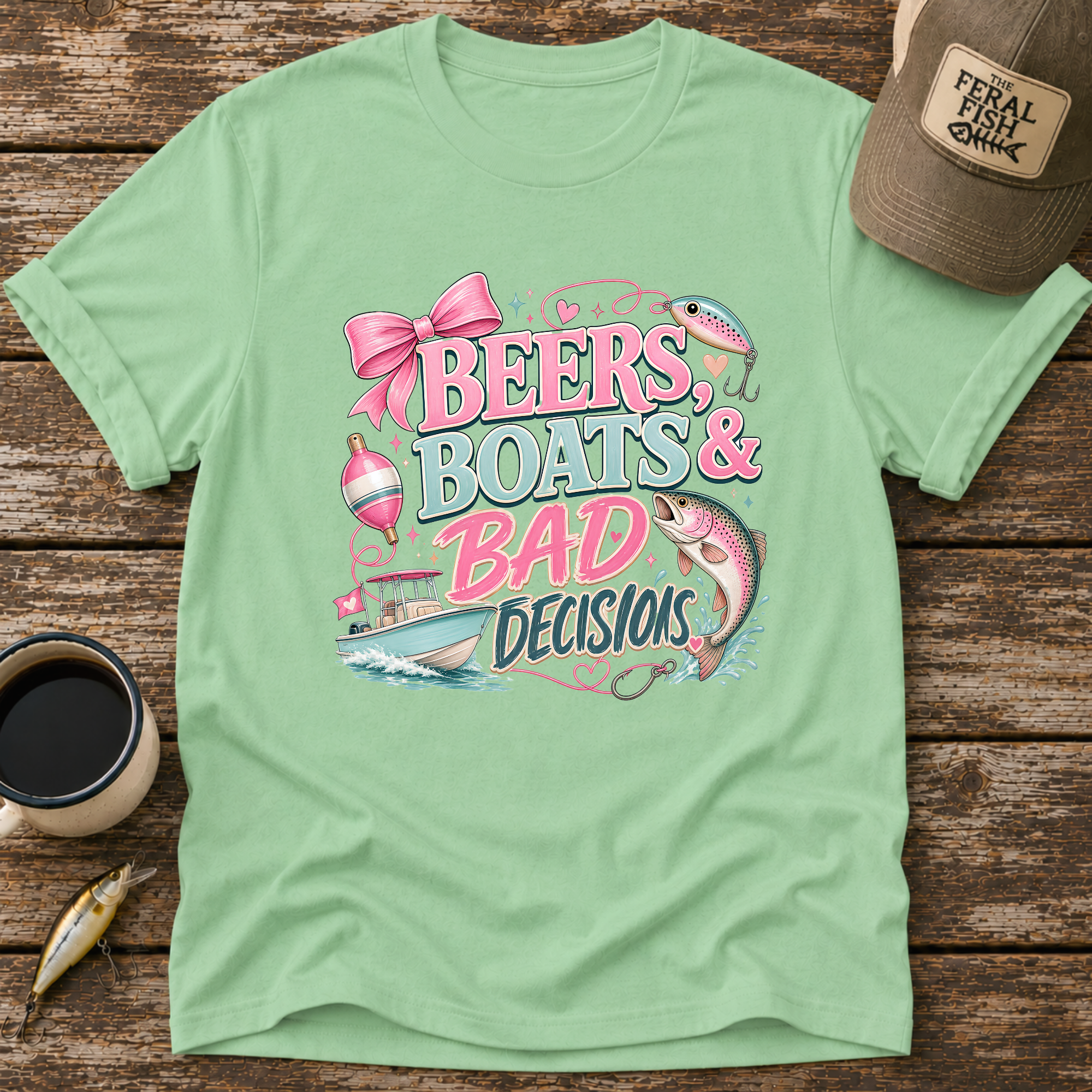 Beers Boats & Bad Decisions T-Shirt