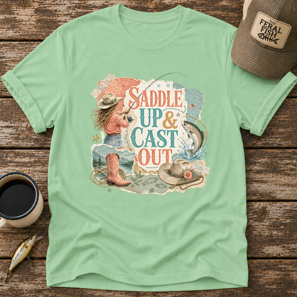 Saddle Up & Cast Out T-Shirt