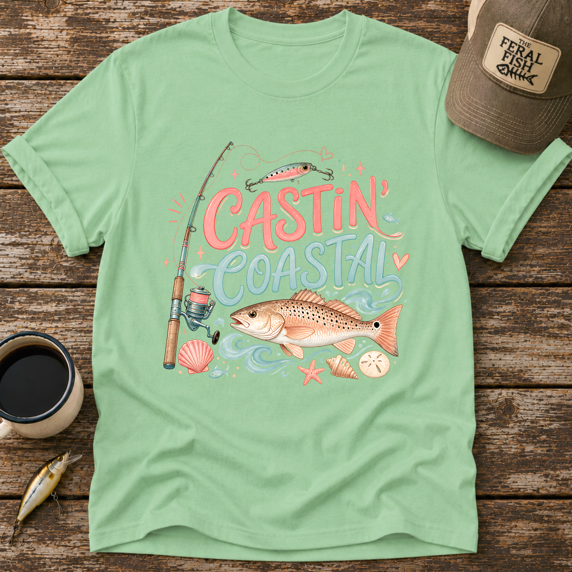 Castin' Coastal T-Shirt