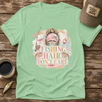 Fishing Hair Don't Care Scrapbook T-Shirt