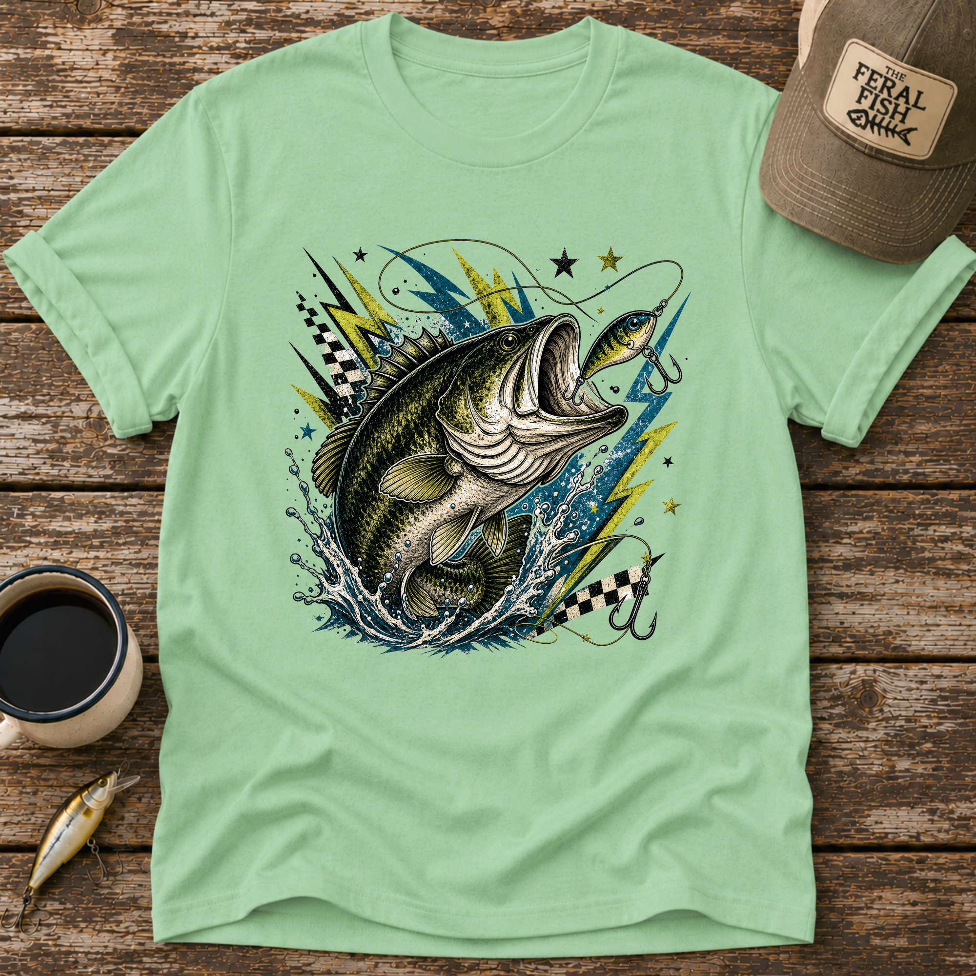 Bass & Blue Lightning T-Shirt