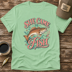 She Came To Fish Redfish T-Shirt