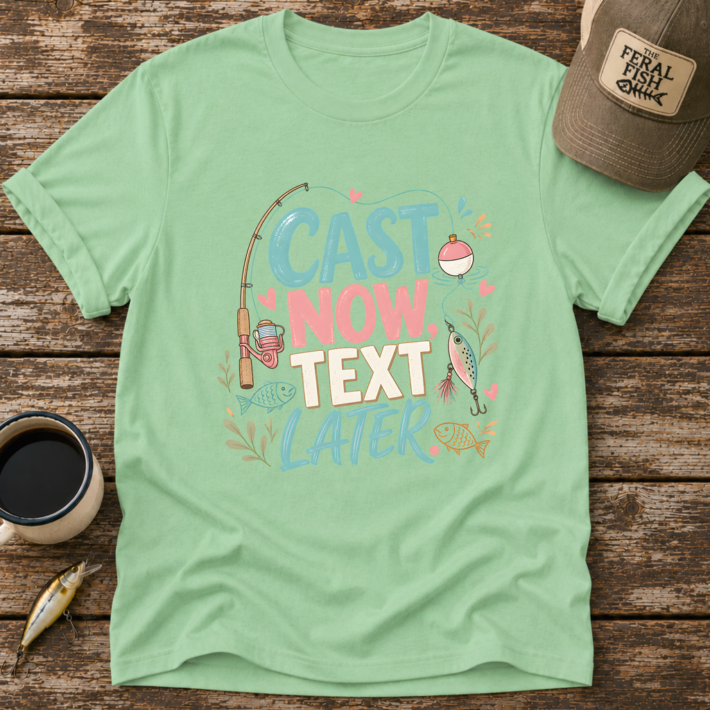 Cast Now Text Later T-Shirt