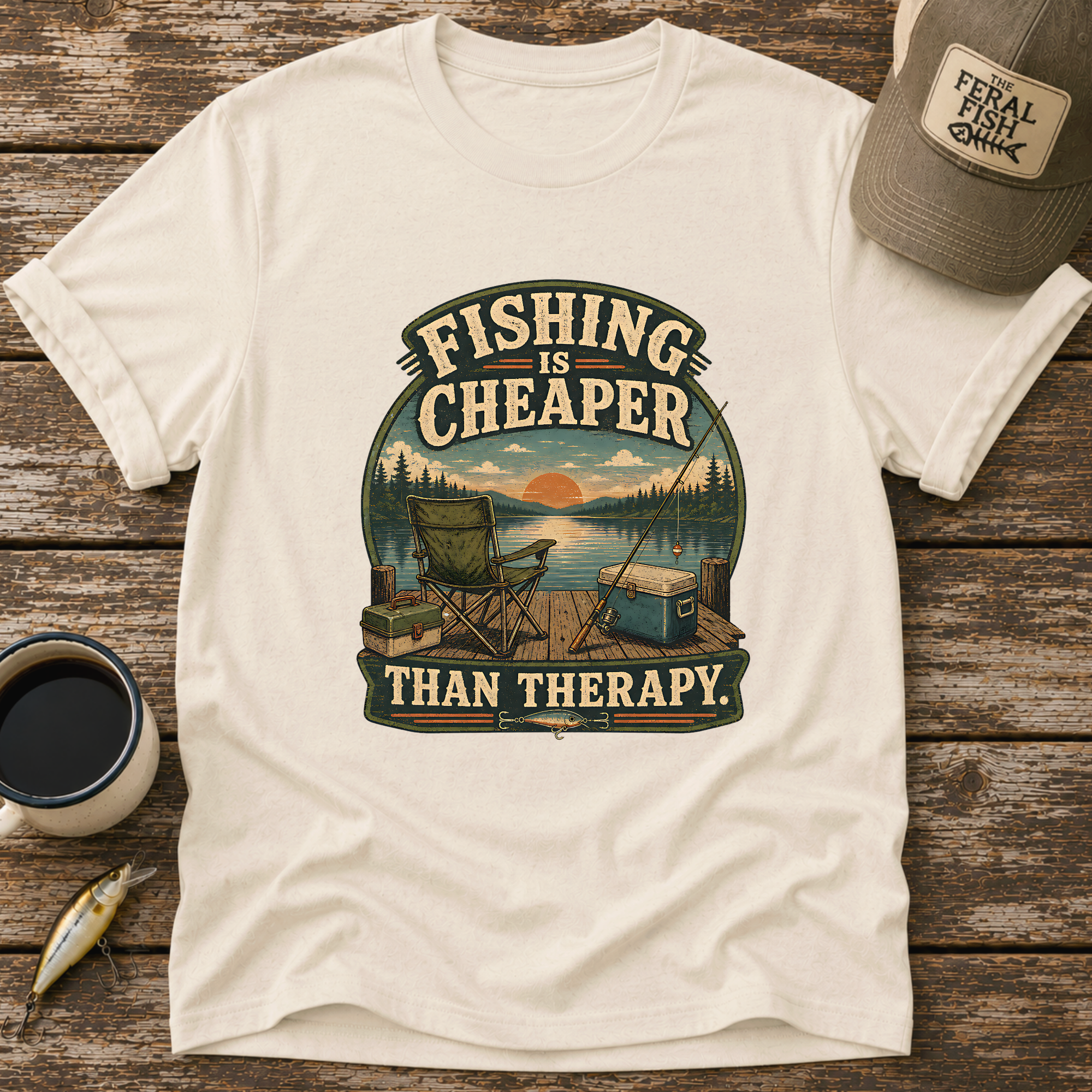Fishing Is Cheaper T-Shirt
