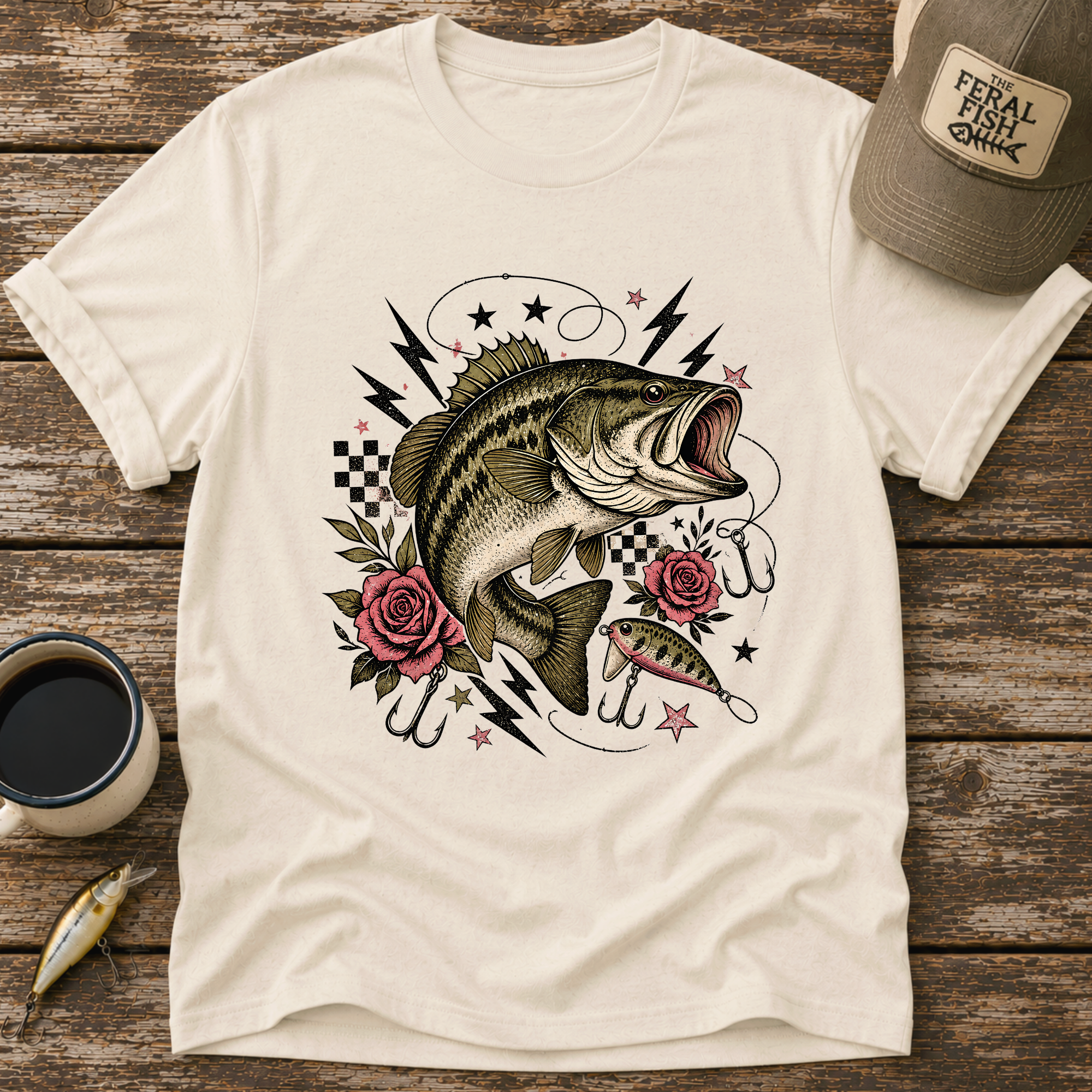Bass & Roses T-Shirt