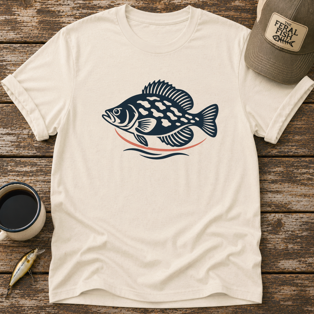 Retro Crappie Fish T-Shirt