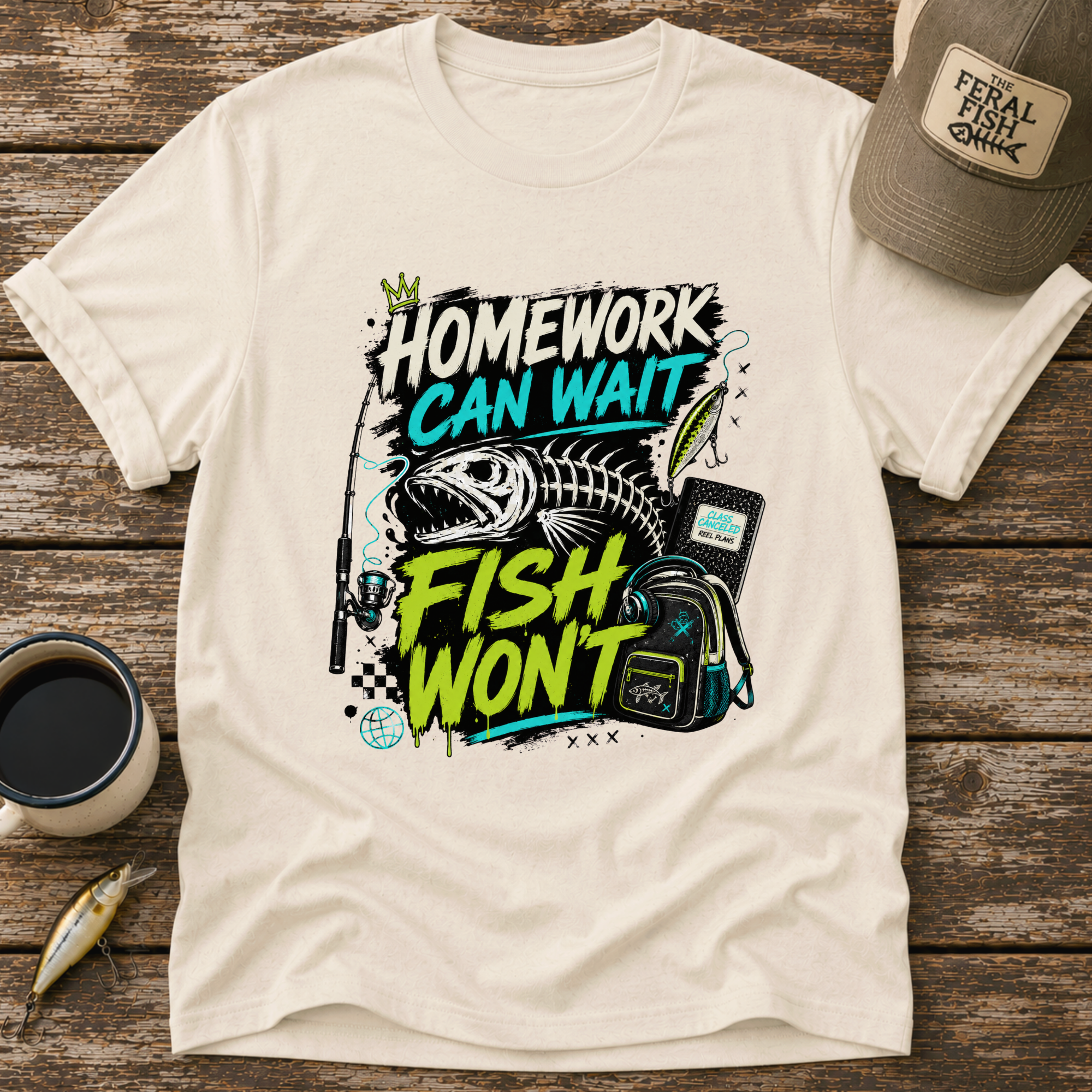 Homework Can Wait T-Shirt