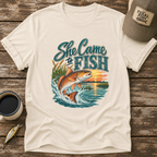 She Came To Fish Redfish T-Shirt