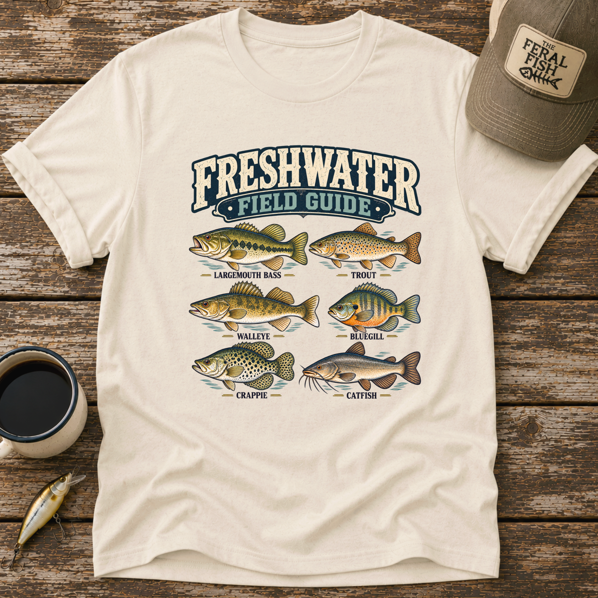 Freshwater Fish Field Guide T-Shirt