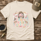 Fishing Hair Don't Care Scrapbook T-Shirt