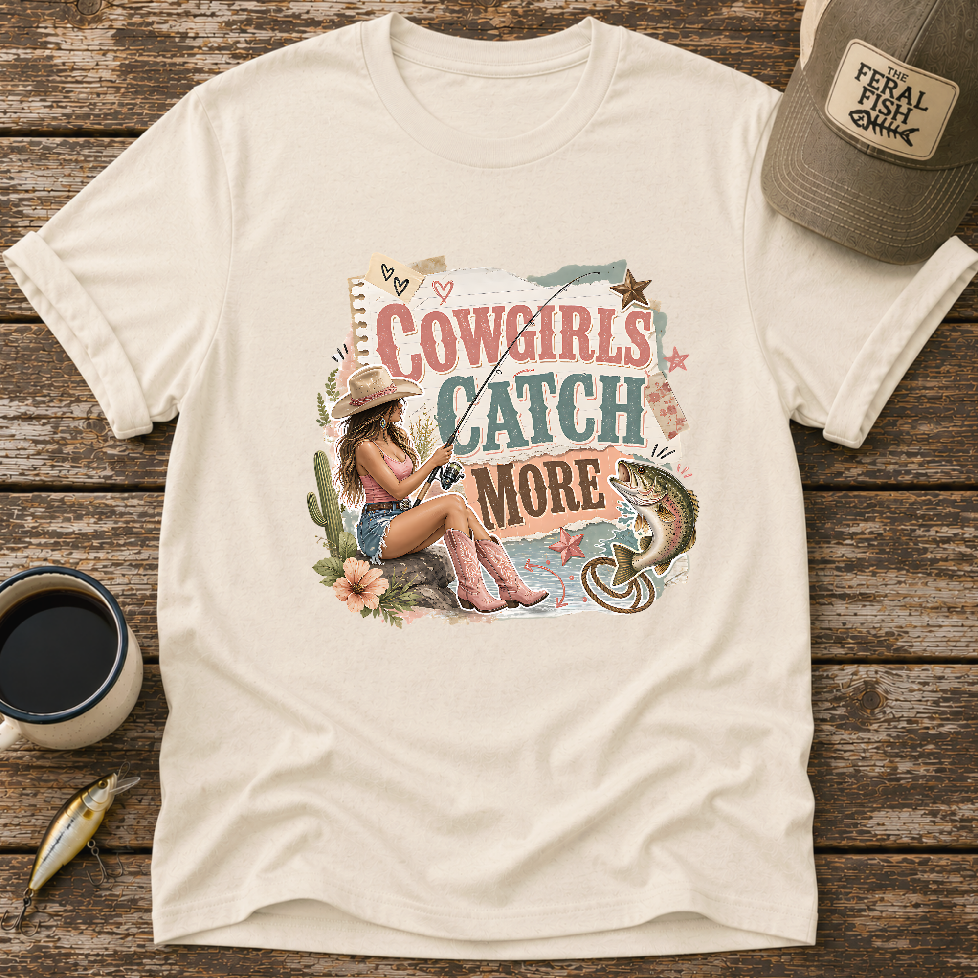 Cowgirls Catch More T-Shirt