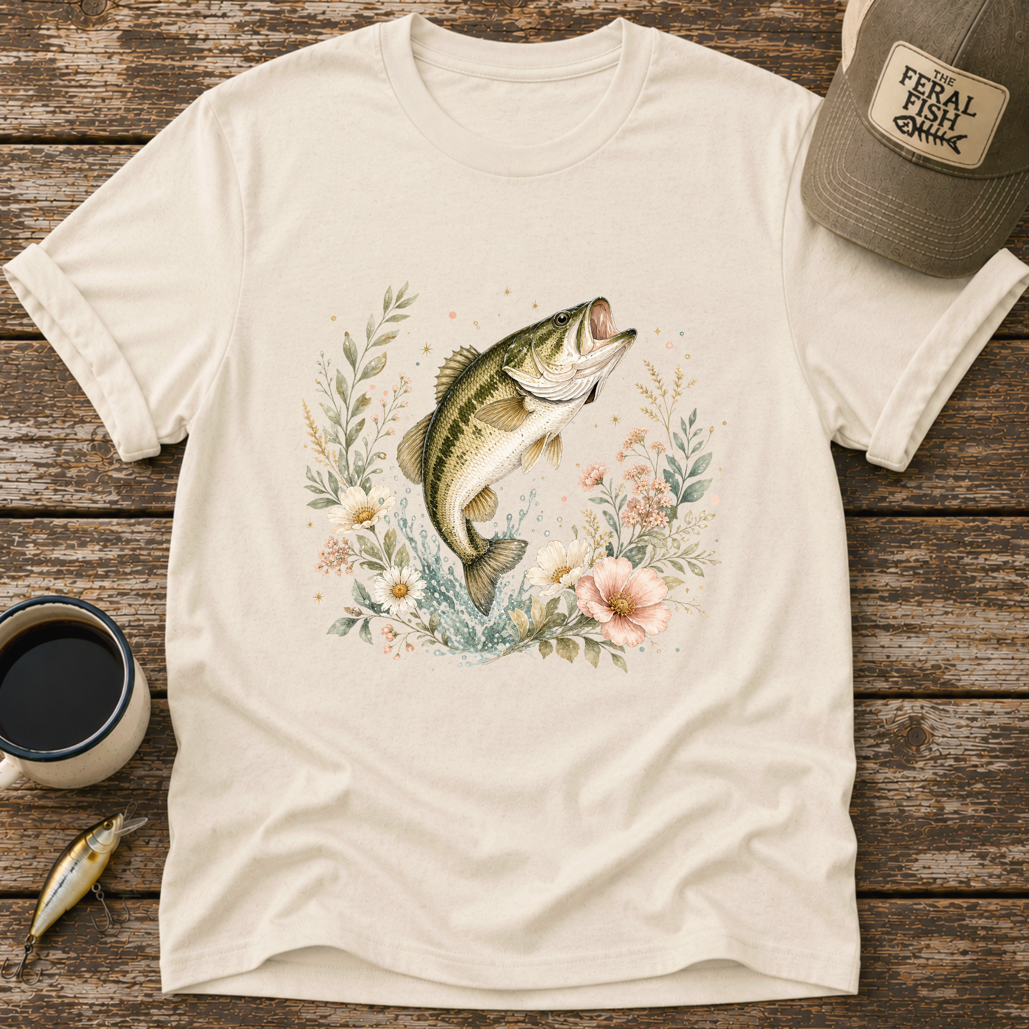 Bass and Florals T-Shirt
