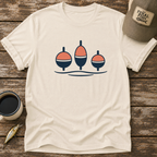 Retro Bobbers Fishing T-Shirt