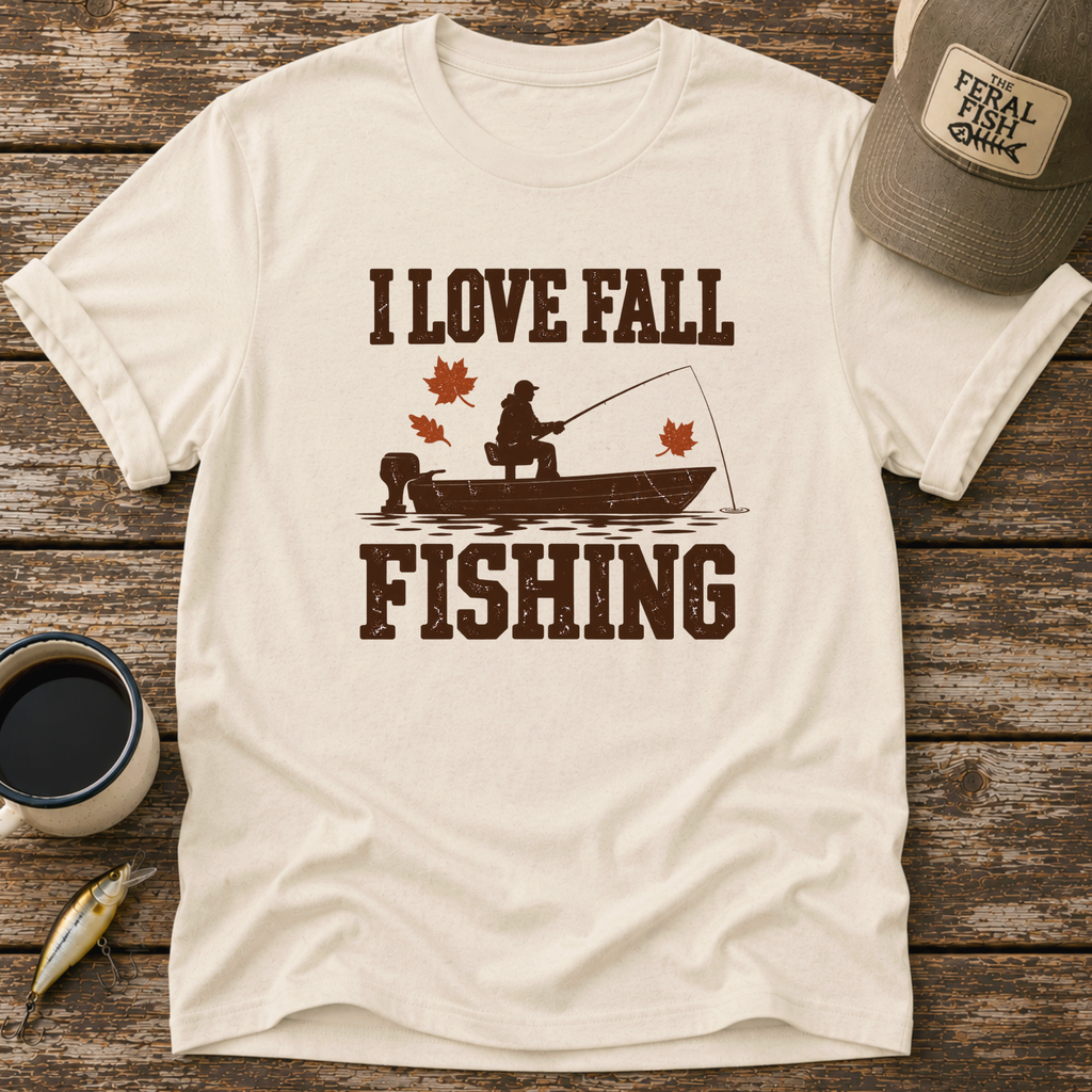 I Love Fall Fishing T-Shirt