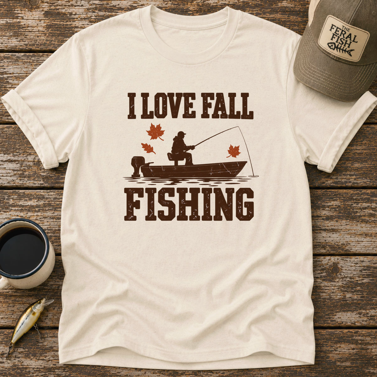 I Love Fall Fishing T-Shirt