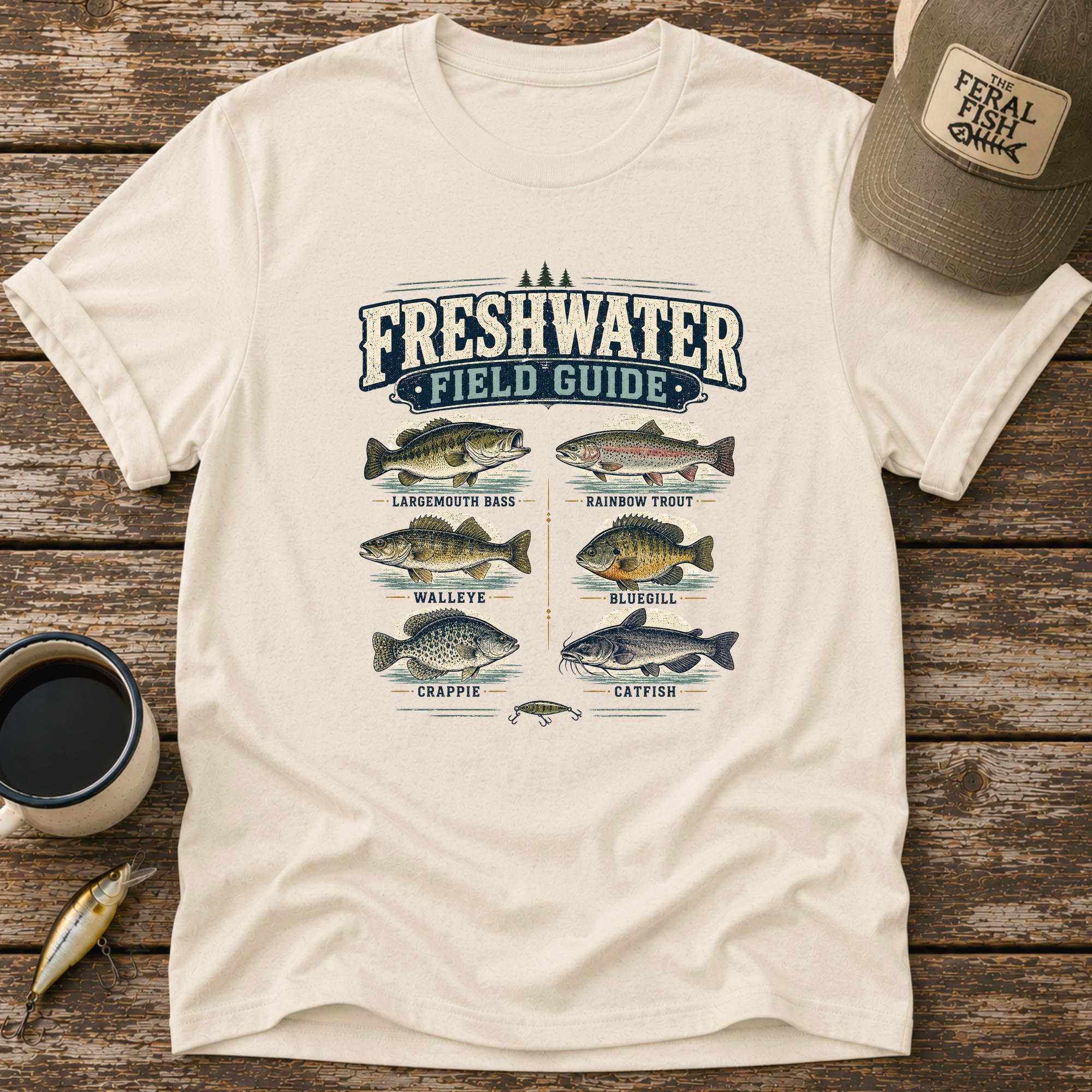 Freshwater Fish Field Guide T-Shirt