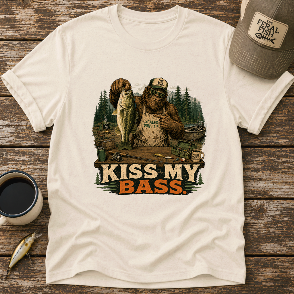 Kiss My Bass Bigfoot T-Shirt