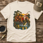 Bigfoot & Santa Fishing T-Shirt