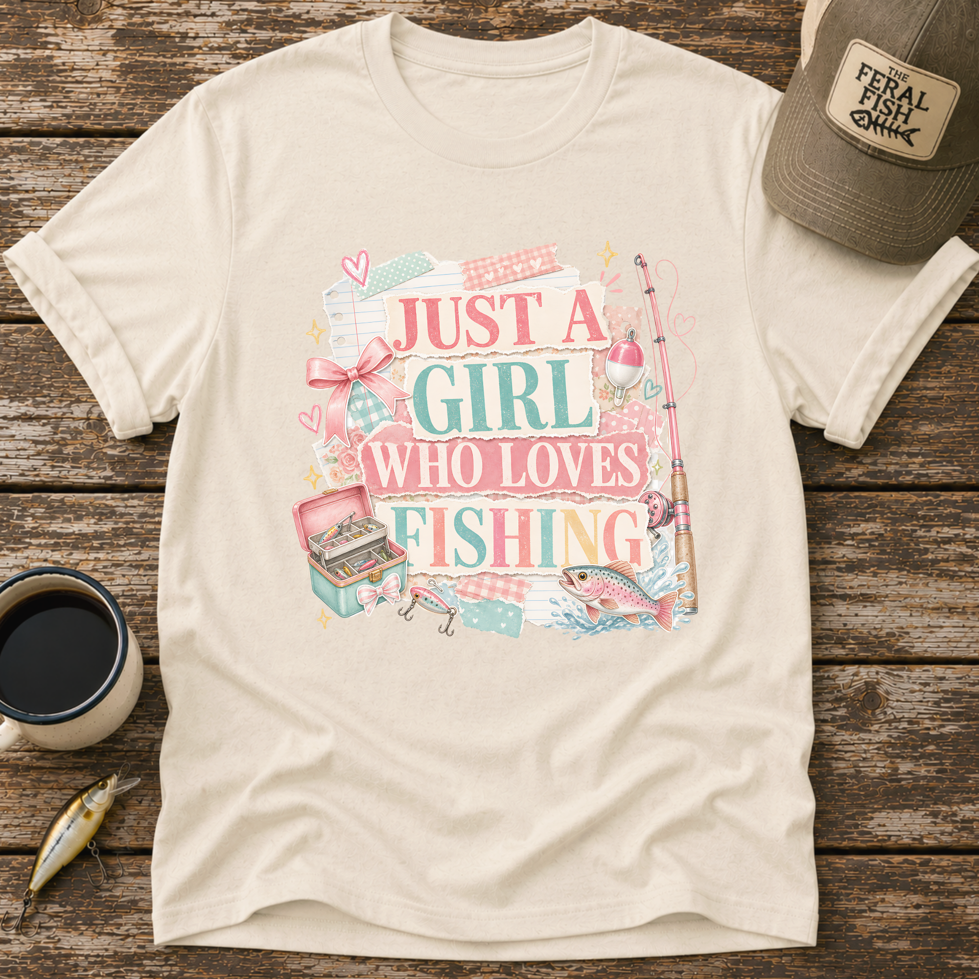 Just A Girl Who Loves Fishing T-Shirt