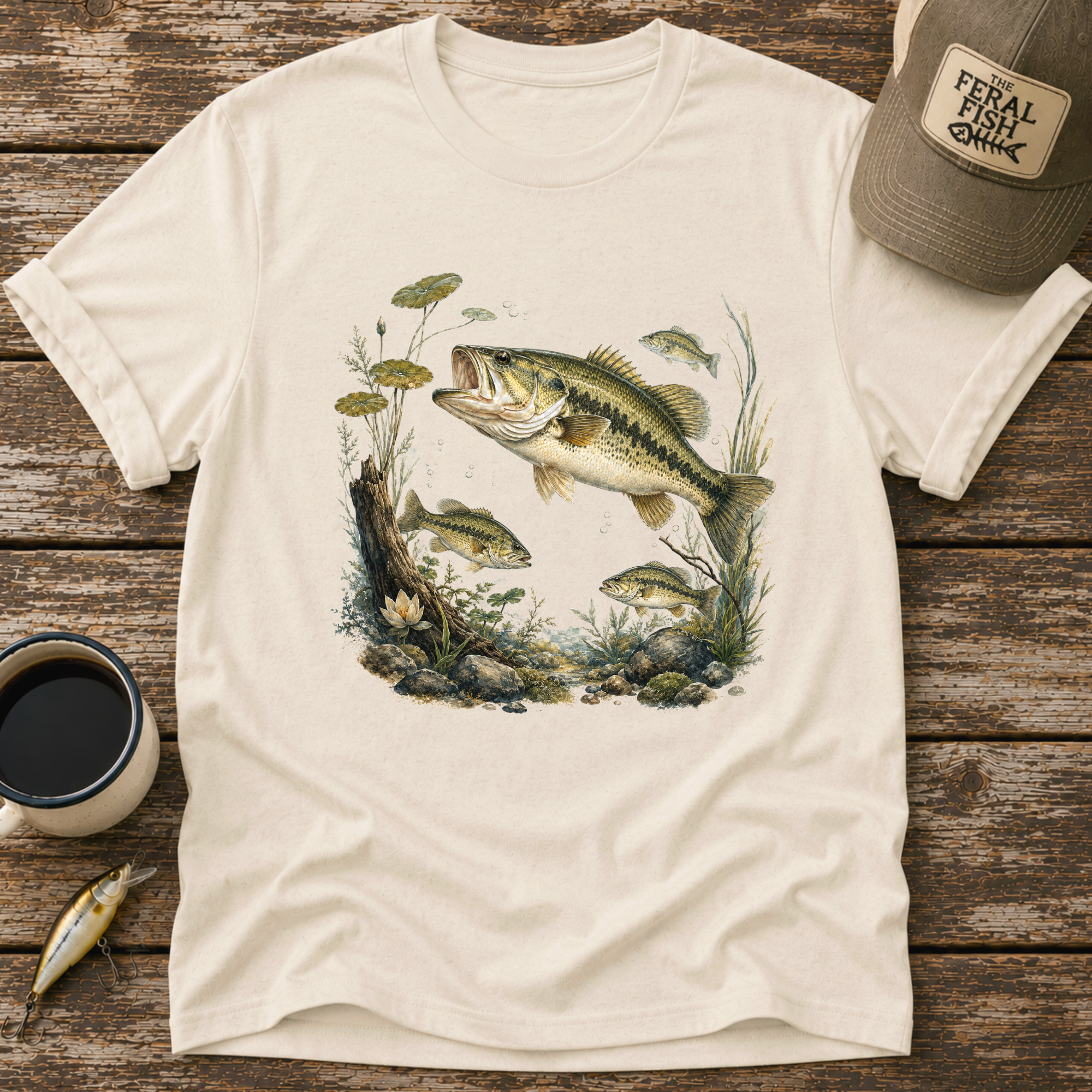 Bass Swimming T-Shirt