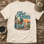 She Fishes T-Shirt